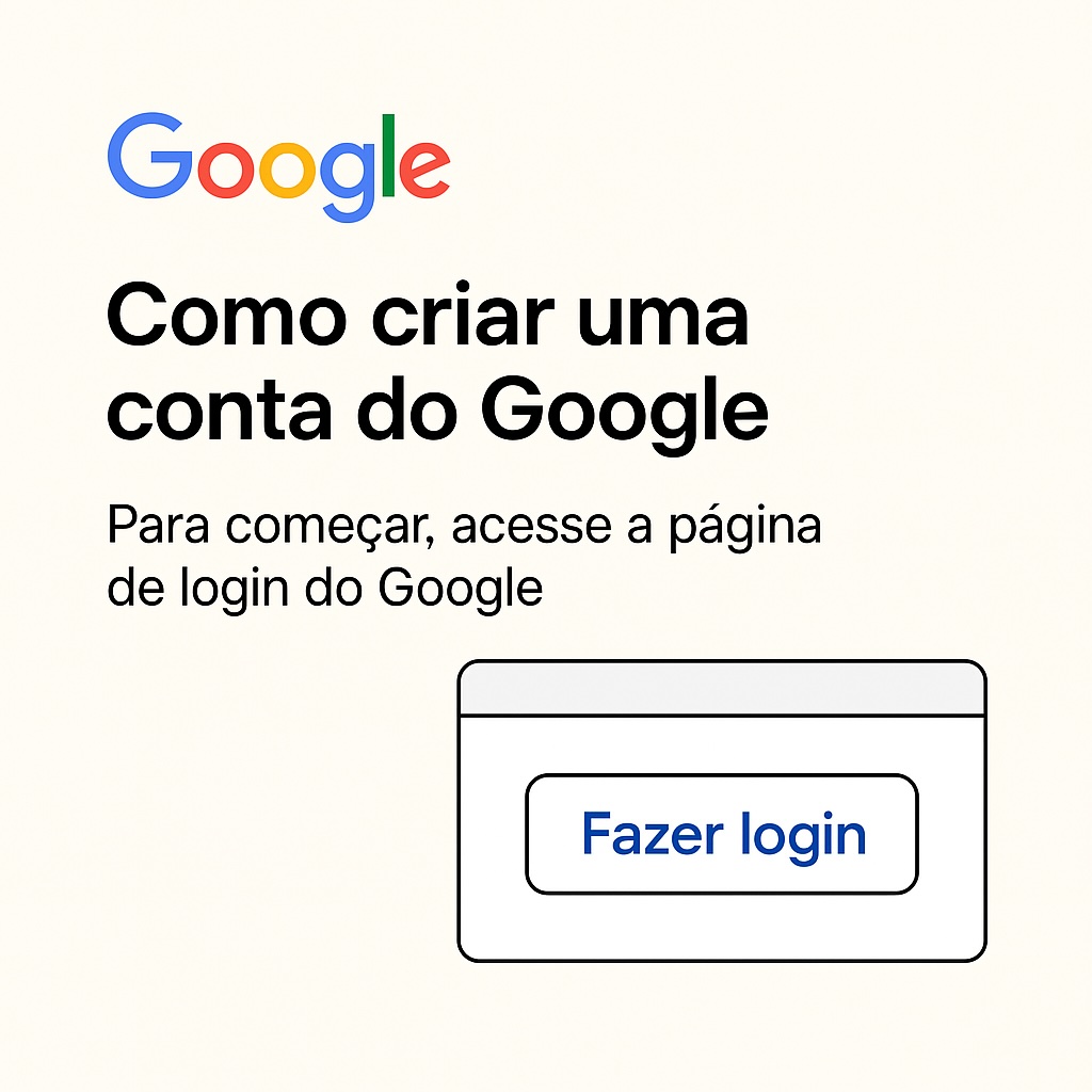 criar conta google